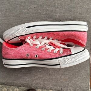 Vibrant Pink Canvas Sneakers